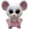 BOOS NINA, 24 cm - white ballerina mouse (1)