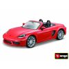 Bburago 1:24 Porsche 718 Boxster oranžová 18-21087