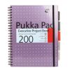Pukka Pad projektový blok Metallic Executive A4, papír 80g, 100 listů MIX