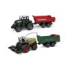 Traktor a kombajn s vlečkami kov/plast 19,5 cm