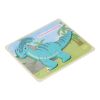 Vkládačka dřevěná dinosaurus 18x14,5 cm