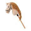 Hobby horse Gracia, béžová klisna na tyči, provázková hříva