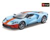 Bburago 1:32 Ford GT - 2019 - Light Blue/Orange