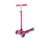 Globber Koloběžka tříkolečková Primo Lights V2 Fuchsia Pink svítící kolečka