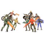 The Corps! Vojáci s motorkou sada 8 figurek 11 cm