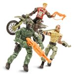 The Corps! Vojáci s motorkou sada 8 figurek 11 cm