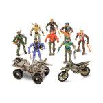 The Corps! Vojáci s motorkou sada 8 figurek 11 cm