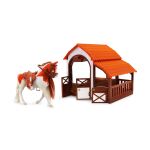 Royal Breeds - Kůň se stájí set 9 cm