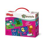 Far Far Land Puzzle párovací domečky zvířat