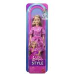BRB FASHIONISTAS MODELKA V ŠATECH S RŮŽOVÝM PAISLEY VZOREM