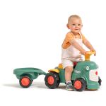 Falk traktor baby Maurice zelený vintage s přívěsem