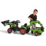 Šlapací traktor Claas Arion s nakladačem, rypadlem a vlečkou