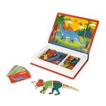 Janod Magnetická kniha Magnetibook Dinosauři
