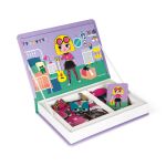 Janod Magnetická kniha Magnetibook Oblékání holky