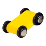 Autodráha dřevěná s autíčky 4ks