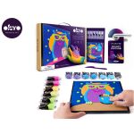 OKTO Sova výtvarná sada malování hmotou podle čísel 29x29 cm