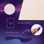 OKTO Výtvarný set malování hmotou #Japan 30x40 cm