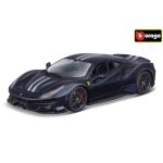Bburago 1:24 Ferrari  TOP 488 Pista Blue/silver stripe