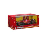 Bburago 1:18 Formula F1 Ferrari Scuderia SF-24(2024) nr.55 Carlos Sainz  - with driver and decorativ