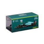 Bburago 1:43 RACE Formula F1 - Aston Martin  AMR23 (2023) #18 Lance Stroll with driver and decorativ