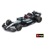 Bburago 1:43 RACE Formula F1 - Mercedes-AMG F1 W15 Performance (2024) #63 (George Russel) with drive
