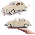 Bburago 1:18 Volkswagen Beetle 1955 Beige