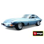 Bburago 1:18 Jaguar E Coupe Metalic Silver Blue