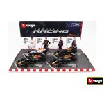 Bburago 1:43 RACE Formula F1 4PAC - Red Bull Racing RB20(2024) #1 M.Verstappen #11 S.Perez