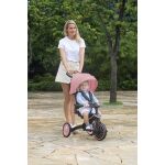 Globber Tříkolka dětská skládací 4v1 - Deep Pastel Pink