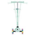 Globber Koloběžka dětská tříkolečková Primo Lights V2 Dark Mint svítící kolečka