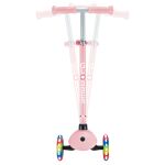 Globber Koloběžka dětská tříkolečková Primo Lights V2 Pastel Pink svítící kolečka
