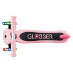 Globber Koloběžka dětská tříkolečková Primo Lights V2 Pastel Pink svítící kolečka