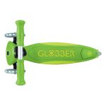 Globber Koloběžka dětská trojkolečková Plus - Primo Foldable Plus Lights V2 Apple Green svítící kole