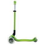 Globber Koloběžka dětská trojkolečková Plus - Primo Foldable Plus Lights V2 Apple Green svítící kole