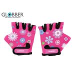 Globber Toddler dětské ochranné rukavičky XS -flowers pink