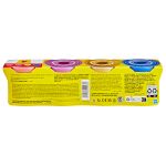 HASBRO - Play-Doh 4ks kelímků metalické barvy