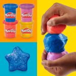 HASBRO - Play-Doh 4ks kelímků metalické barvy