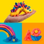 HASBRO - Play-Doh 4ks kelímků metalické barvy