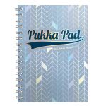 Pukka Pad spirálový blok GLEE Jotta A5, papír 80g, 100listů, světle modrý, linkovaný