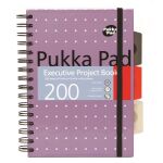 Pukka Pad projektový blok Metallic Executive A5, papír 80g, 100 listů MIX