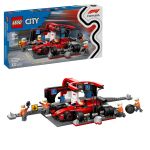 LEGO® City 60443 Zastávka v boxech F1® a personál s vozem Ferrari