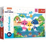 Trefl Puzzle 60 - Žraločí rodinka na dovolené