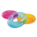 59260NP Nafukovací kruh transparent 76cm