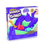 KINETIC SAND KRABICE TEKUTÉHO PÍSKU S PODLOŽKOU FIALOVÁ