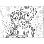 Frozen Puzzle Maxi 60 Elsa a Anna oboustranné 70x50 cm