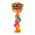 Fat Brain chrastítko pipSquiz Loops oranžové 15 cm