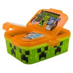 Minecraft Svačinový box s přihrádkami 550 ml