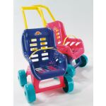Kočárek pro panenky - modrý 48 cm
