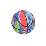 Míč basketbal duhový 9 cm