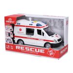 Auto sanitka s efekty 21 cm